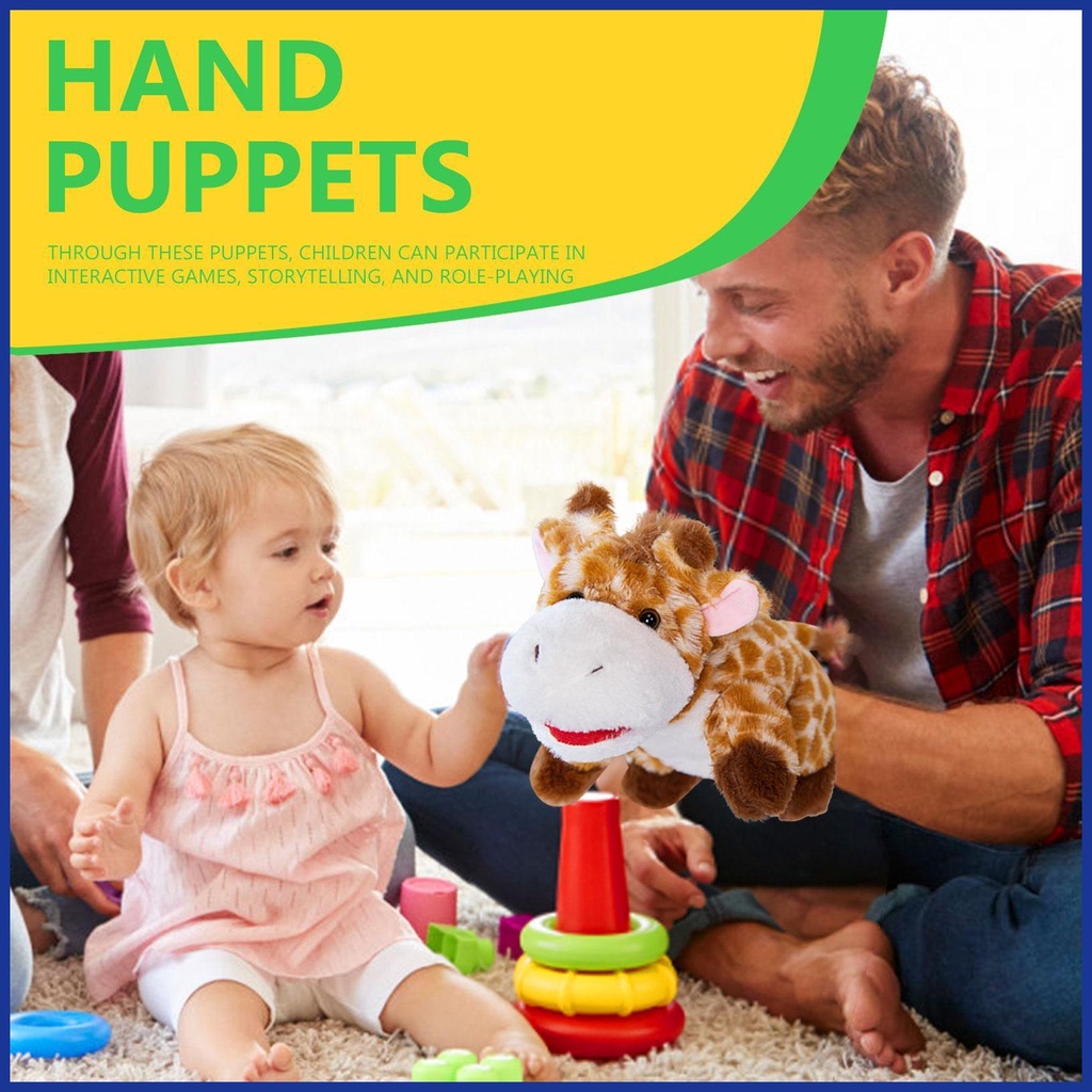 Thú Nhồi Bông Hình Động Vật Mềm Mại Dễ Thương Cho Bé