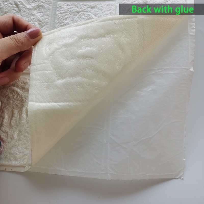 Giấy Dán Tường Họa Tiết Gạch 3D Tự Dính Chống Thấm Nước Trang Trí Nhà Cửa Phong Cách Hiện Đại