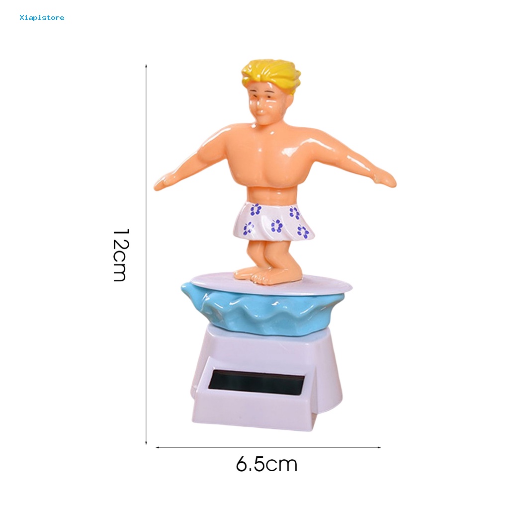 [Xiapistore] Đồ Trang Trí Xe Hơi Sử Dụng Năng Lượng Mặt Trời Tiết Kiệm Năng Lượng Hình Hoạt Hình