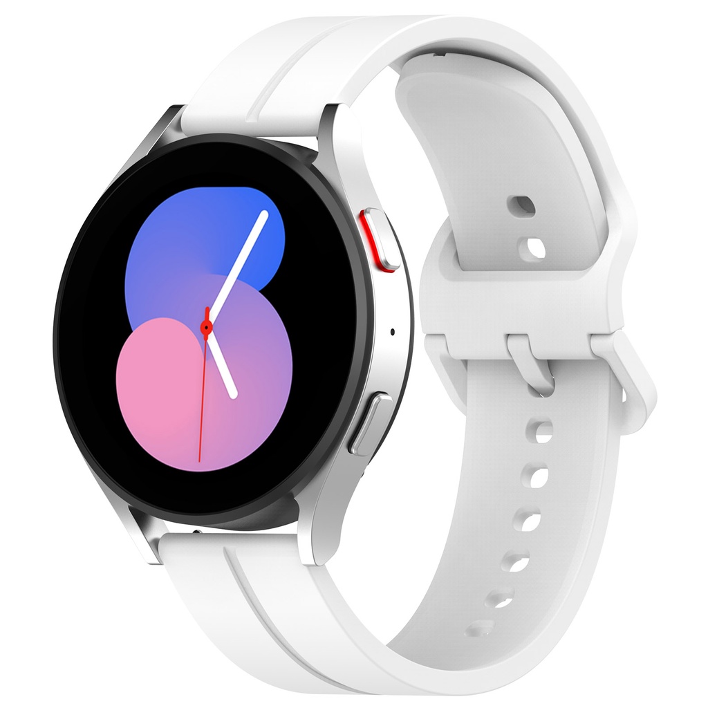 Dây Đeo Bằng Silicone 20mm 40 / 44mm Cho Đồng Hồ Thông Minh Samsung Galaxy Watch Active 2 5 / 4 / 3
