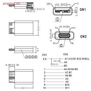Piqging Đầu Chuyển Đổi Từ Cổng type c Sang usb 3.0 micro b