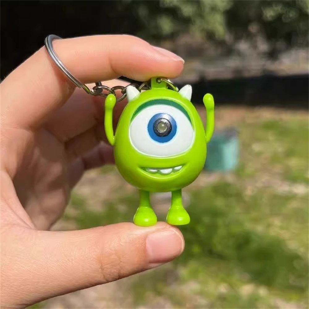 Móc Khóa Hình stitch Mắt To Hoạt Hình Có Đèn Và Âm Thanh Quà Tặng Sinh Nhật Cho Cặp Đôi Bạn Gái