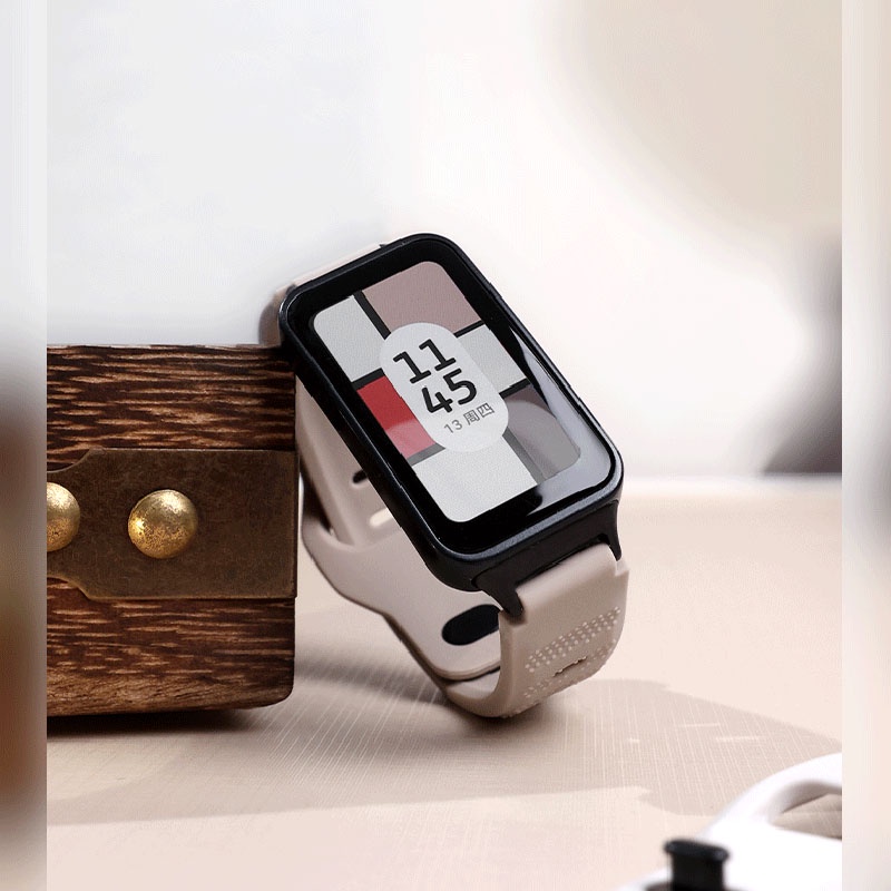 Mềm Dây Đeo Thay Thế Chất Liệu Silicon Màu Trơn Cho huawei band 8 7 6