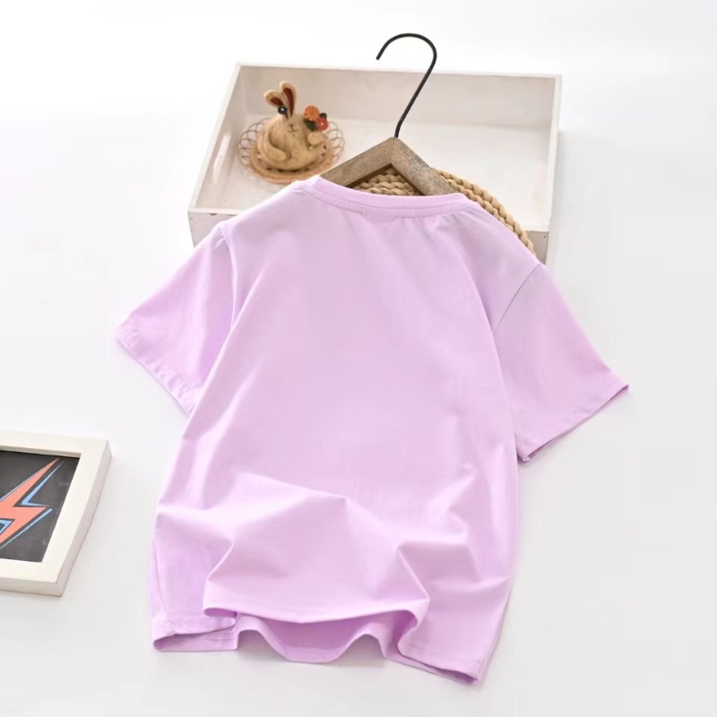 Áo Thun Cotton In Hoạt Hình Kuromi Thời Trang Hè Đáng Yêu Dành Cho Bé Gái 2023