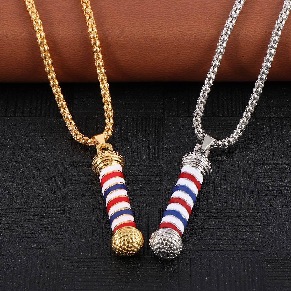 Jeremy1 Trang Sức retro Quà Tặng Thanh Đèn Xoay Cho Quán barber