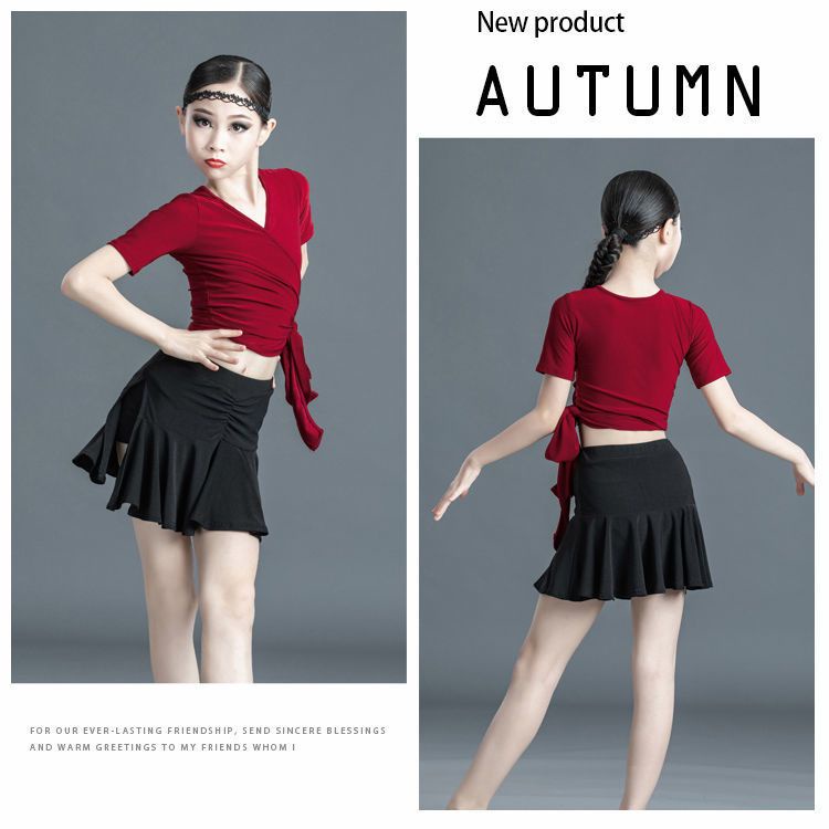 Chân Váy Khiêu Vũ Latin Thời Trang Xuân Hè Cho Bé Gái