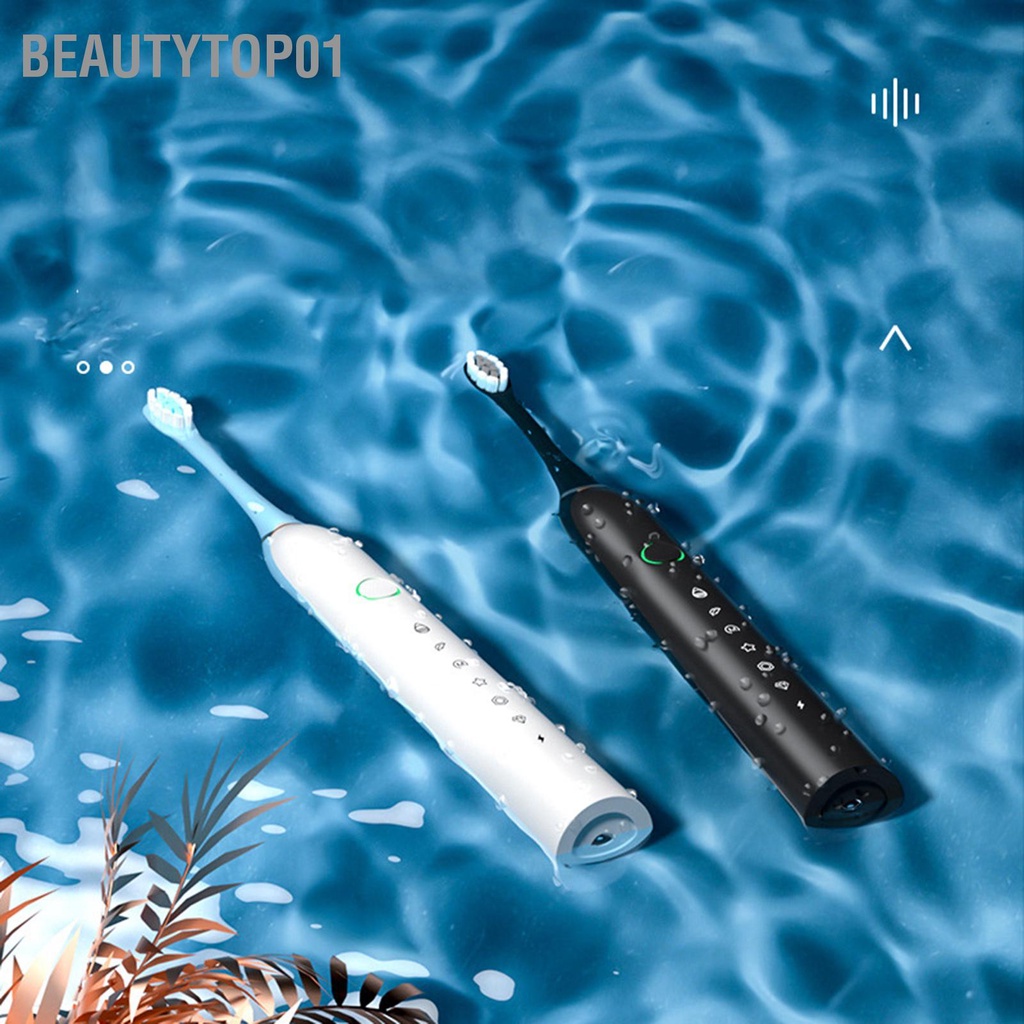 Bàn Chải Điện Máy đánh răng máy sóng âm công nghệ Cho Người Lớn Và Trẻ Em Sạc USB BeautyTop01