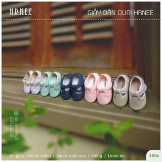 Giày Hrnee tập đi quai dán cho bé trai bé gái