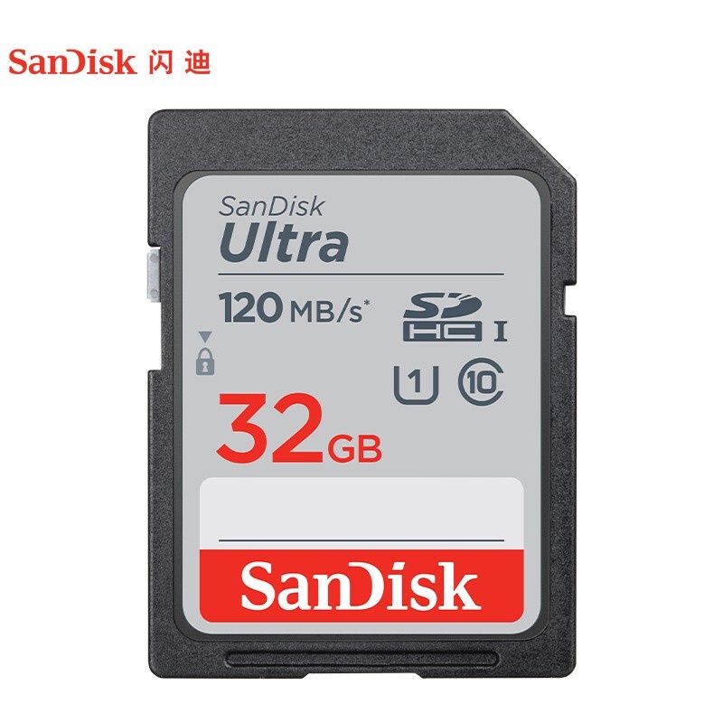 Thẻ Nhớ SanDisk SanDisk C10 Tốc Độ Cao 120MB / s Phù Hợp Cho Máy Ảnh Kỹ Thuật Số