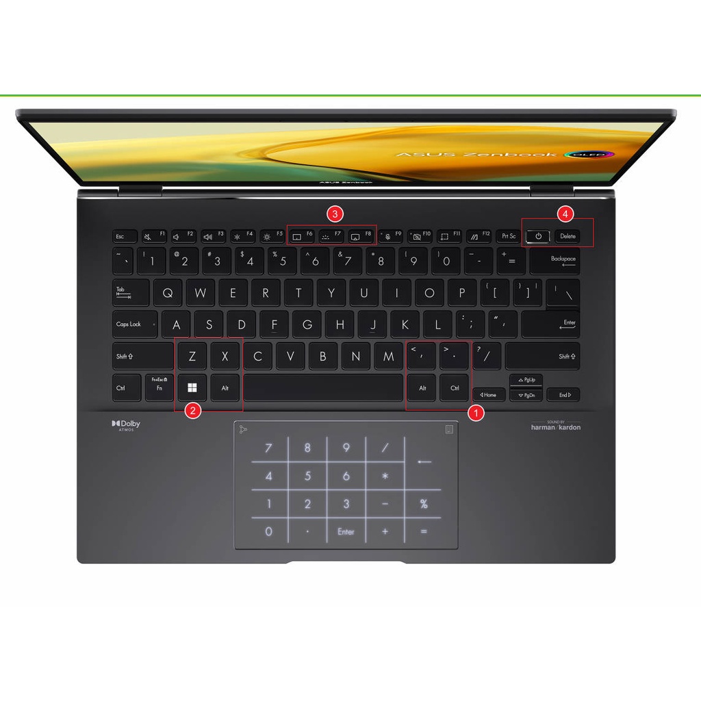 Miếng Silicone Bảo Vệ Bàn Phím Cho ASUS VivoBook S14 Flip TN3402 TN3402Q TN3402QA TN3402YA S 14 Flip OLED TN3402 QA YA 14inch