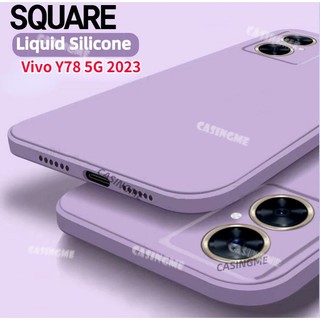 Ốp Điện Thoại Silicon Dẻo Vuông Chống Sốc Cho Vivo Y78 5G 2023 Vivo Y78 5G Y78 5G VivoY78 Y 78 78Y 5G 2023