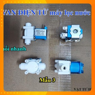 Van từ máy lọc nước RO, Van điện từ tròn YS-DCF-J2 DAUER 24VDC, Valve nối nhanh mẫu 1 hàng [Tốt