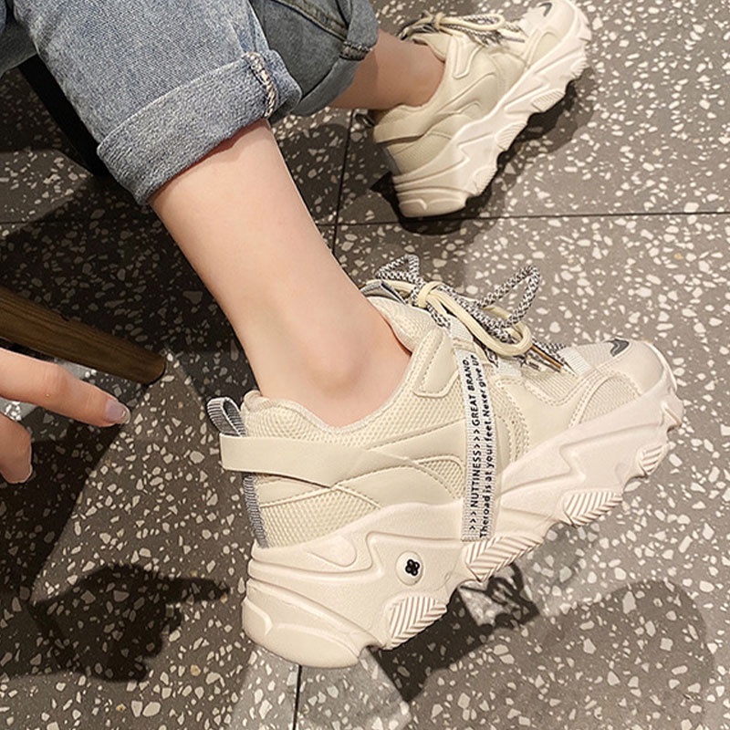 Giày thể thao nữ CLEMINE đế dày cổ thấp phong cách mới