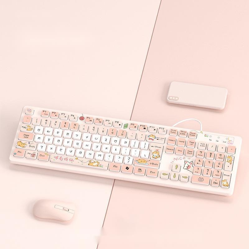 Bàn Phím Mini Không Gây Tiếng Ồn Thiết Kế Dễ Thương Cho Laptop PC