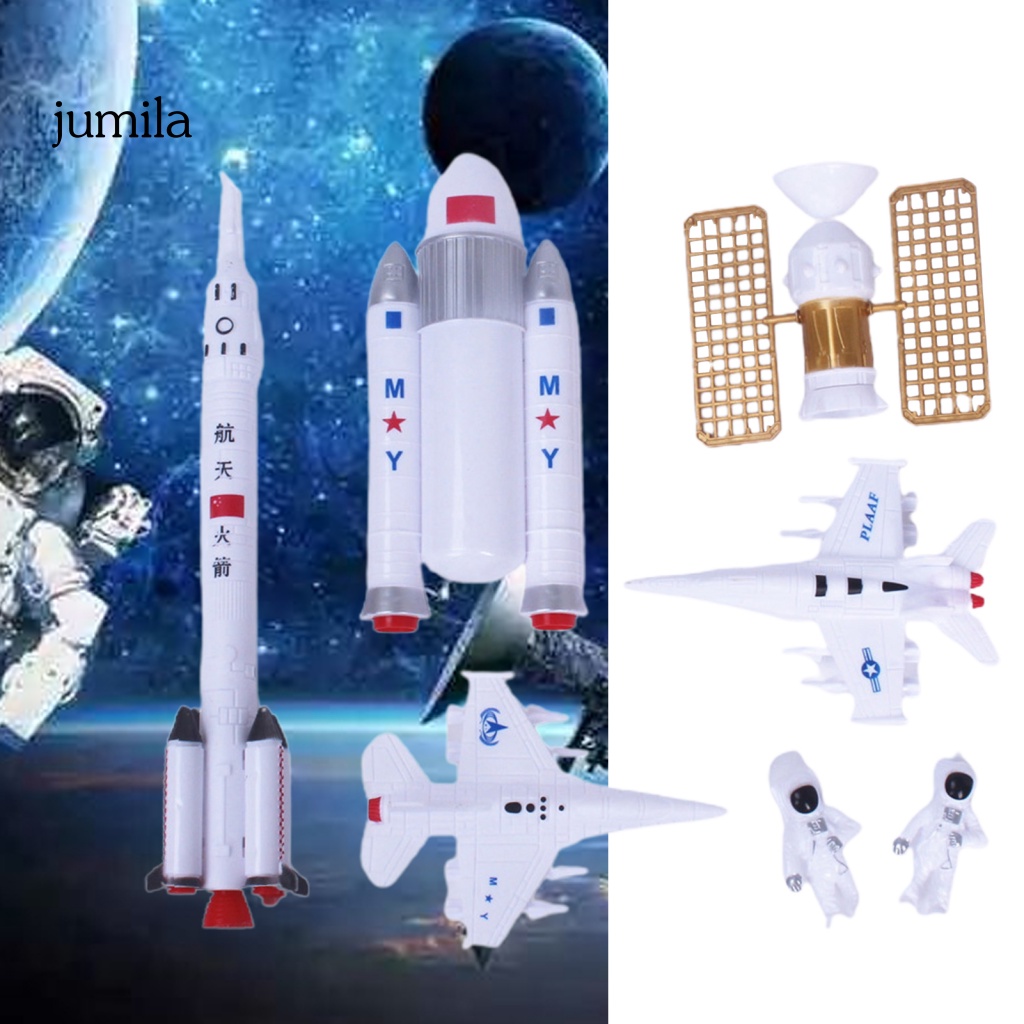 Set 7 Mô Hình Tàu Con Thoi Bằng Nhựa ABS Dành Cho Bé
