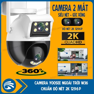 Camera YooSee Ngoài Trời 2 Mắt Mode Q42D - 15Mpx Siêu Nét Góc Rộng BẢO HÀNH 5 NĂM