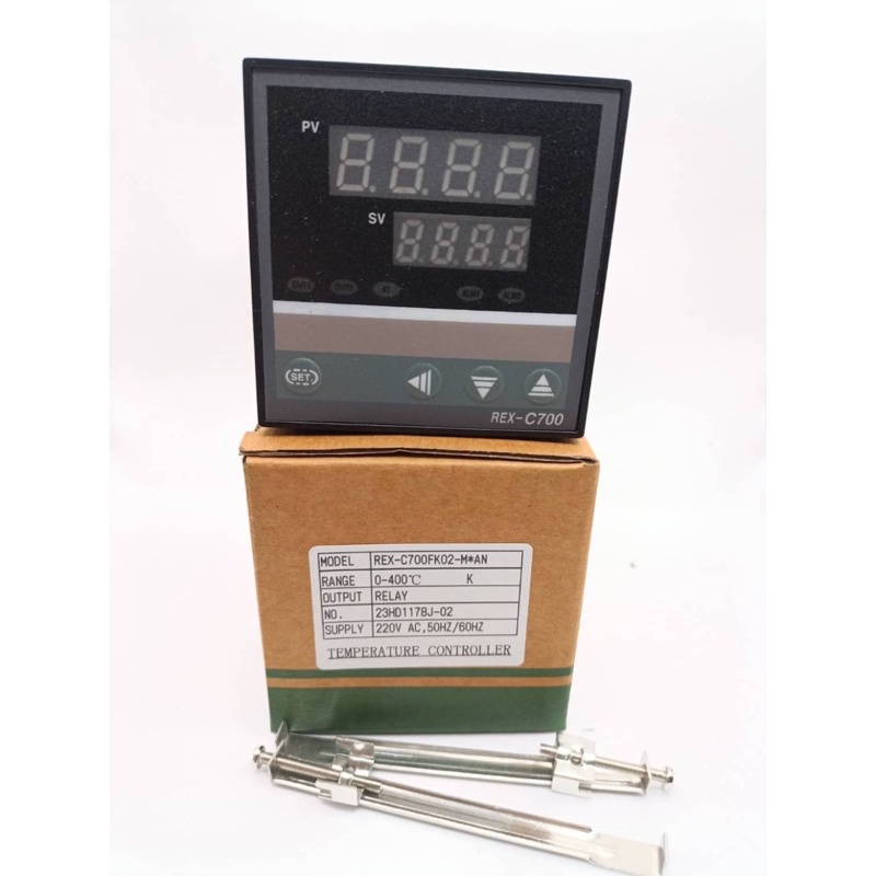 Bộ điều khiển nhiệt độ kỹ thuật số C700 Rex-C700 0-400 C Pid 220v Từ Thái Lan [Bộ điều khiển nhiệt đ