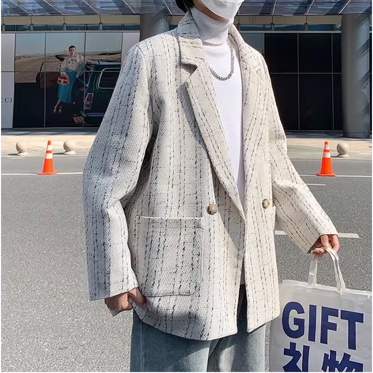 2023 New fashion áo khoác tròn sọc tay dài dáng rộng màu sắc đơn giản thoải mái hù hợp nam nữ chất nỉ bông cao cấp