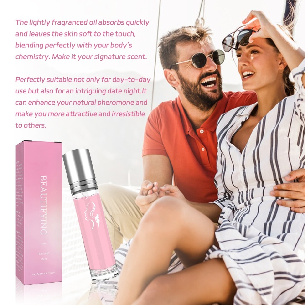 Roll-On Pheromone Infused Essential Oil Perfume Cologne Unisex For Men and Women