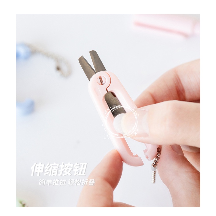 Kéo Gấp Mini Đa Năng Dễ Thương An Toàn WJ345