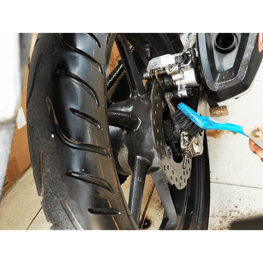 Combo Tẩy Rửa Đa Năng Motorbike Cleaner Kèm Bàn Chải Chuyên Dụng Vệ Sinh Lốc Máy và Khăn 3M