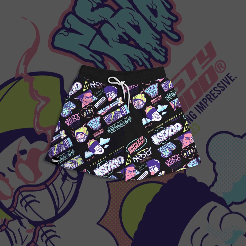 Quần short lưới NASTY KIDDO Năm 2