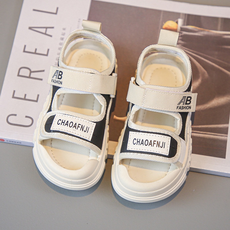 Sandal Đế Mềm Thoáng Khí Thời Trang Đi Biển Mùa Hè Cho Bé 3-10 Tuổi