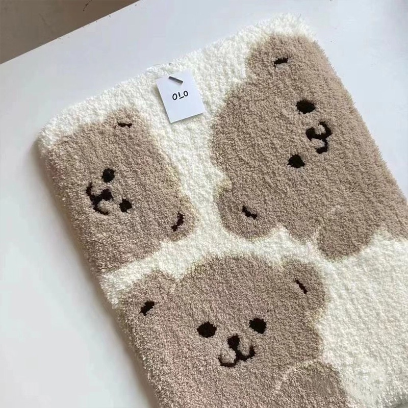 JJT Thảm Chùi Chân HellojimmyCream Thấm Hút Tốt Chống Trượt