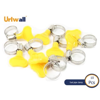Urlwall Set 10 Kẹp Ống Nước Bằng Thép Không Gỉ 6mm-32mm Chất Lượng Cao