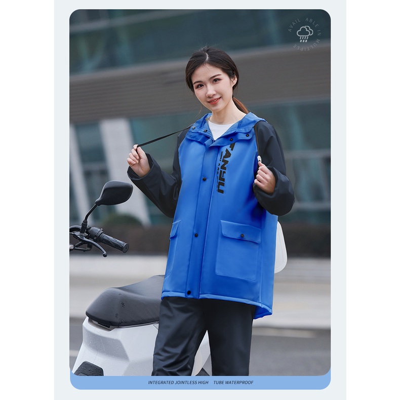 Áo Mưa Bộ Thời Trang Tiện Dụng Cho Nam Và Nữ