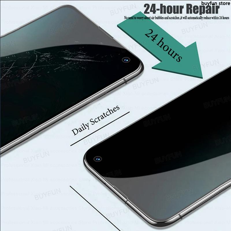 3-in-1 Back Screen Privacy Soft Protector + Front Screen Anti Spy Hydrogel Film + lens film for samsung galaxy z flip 5 5G flip5 zflip5