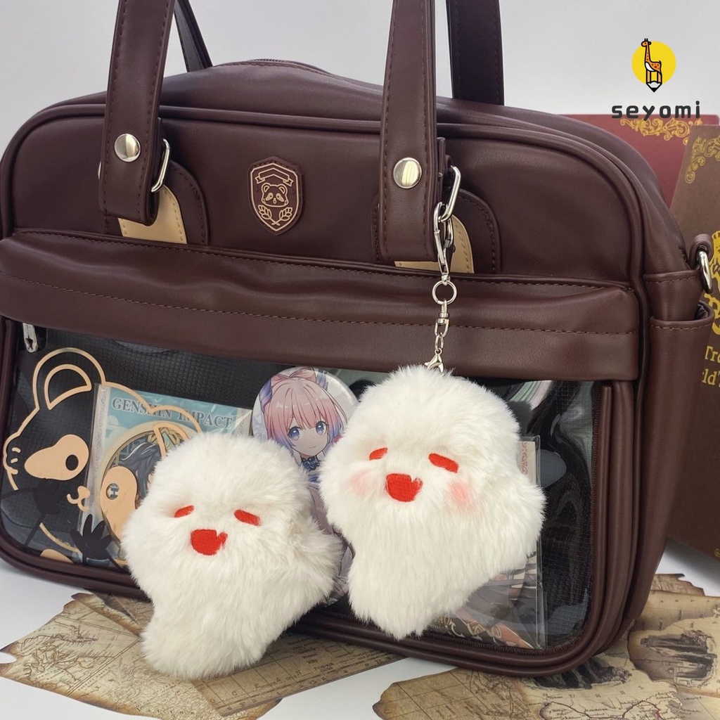Móc Khóa Hình Búp Bê Nhồi Bông Trong Game Genshin Va Chạm Hu Tao Ghost