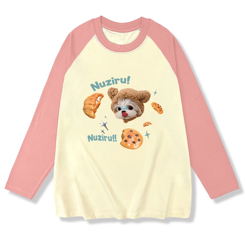 Áo Thun Nữ Tay Dài Cổ Tròn 100% Cotton Hiixivi 2023