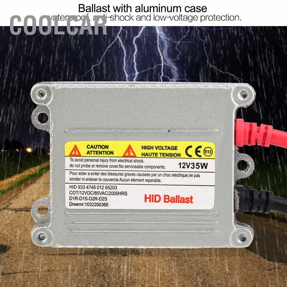 CoolCar Chuyển đổi thay thế Ballast Xenon HID kỹ thuật số đa năng DC12V 35W