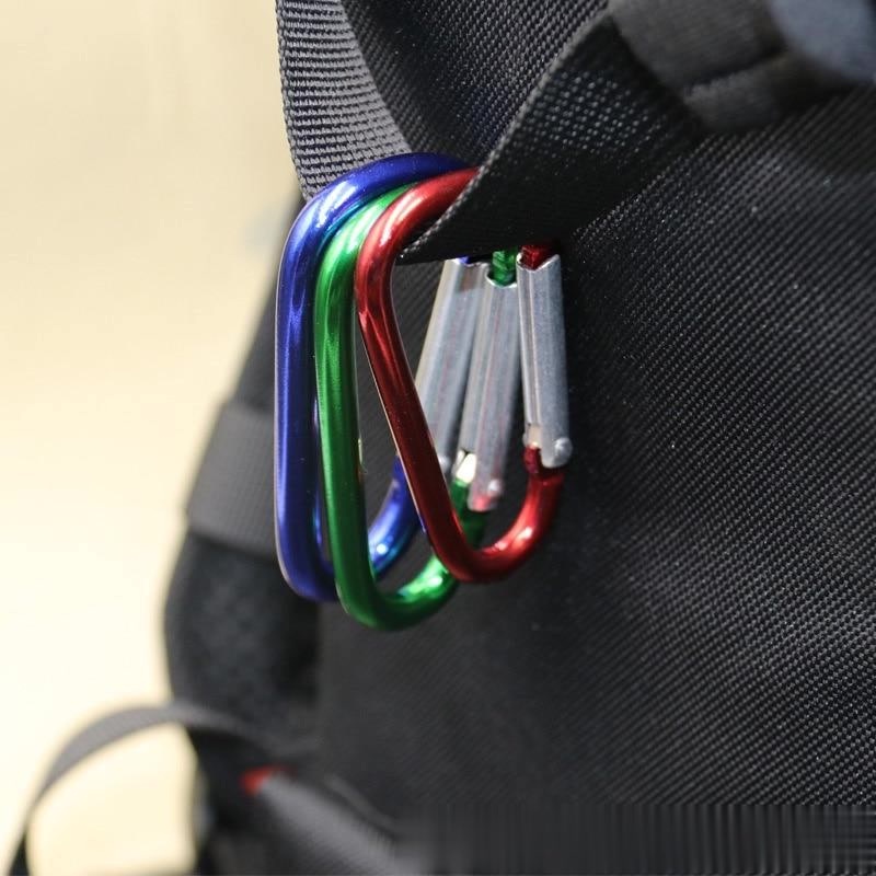 Móc Khóa Treo Nhôm Chữ D Carabiner  Siêu Cứng 4.5cm - Giá 1000đ - Hàng Có Sẵn Trong Kho