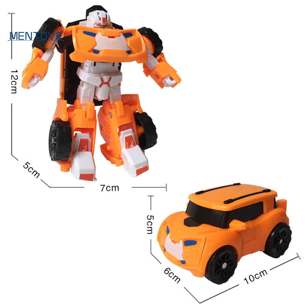 Mô Hình Đồ Chơi Xe Hơi Biến Hình Robot Hoạt Hình Bằng ABS Dành Cho Bé Trai