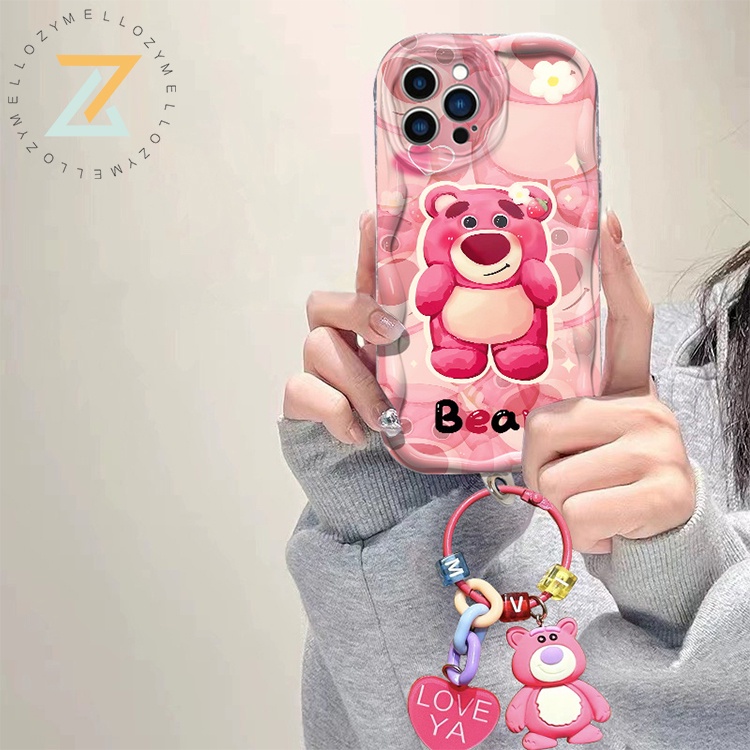 Oppo Reno11 F Reno 11 5G Reno 10 5G Reno 8T 5G Reno 8T 4G Reno 8Z 5G Reno 7Z 5G Reno 8 5G Reno 8 4G Reno 7 4G Reno 6 5G Reno 5 Reno 4F Gấu Dâu Hoạt Hình Ốp điện thoại silicon