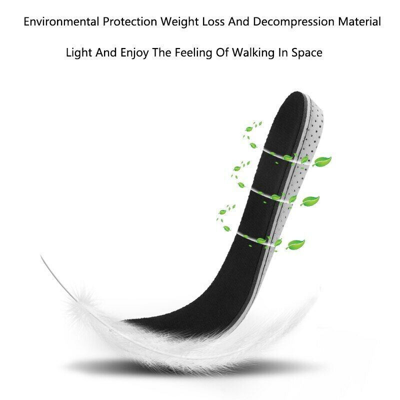 Insole Heel Lift Insert Shoe Pad Height Increase Cushion Elevator Taller