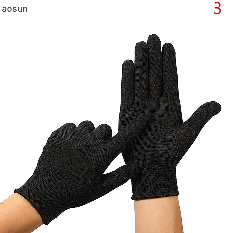Aosun nylon thoáng khí găng tay màn hình cảm ứng nửa ngón găng tay toàn ngón găng tay ngoài trời găng tay mỏng hung shoog mitten en