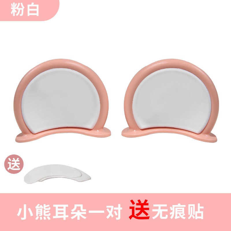 Miếng Dán Trang Trí Mũ Bảo Hiểm Hình Tai Gấu Dễ Thương