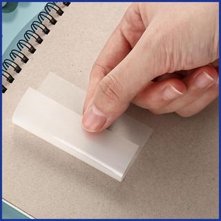 Clear sticky notes 50 sheets không thấm nước trong suốt sticky notes self-adhesive translucent note pads school aiavn aiavn