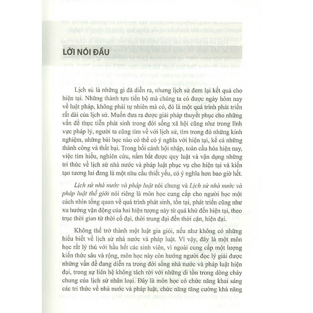 Sách - Giáo Trình Lịch Sử Nhà Nước Và Pháp Luật Thế Giới - Nhà Sách Pháp Luật New