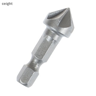 [ceight] 6 flute countersink drill bit chamfer cutg công cụ chế biến gỗ hexagon handle vn