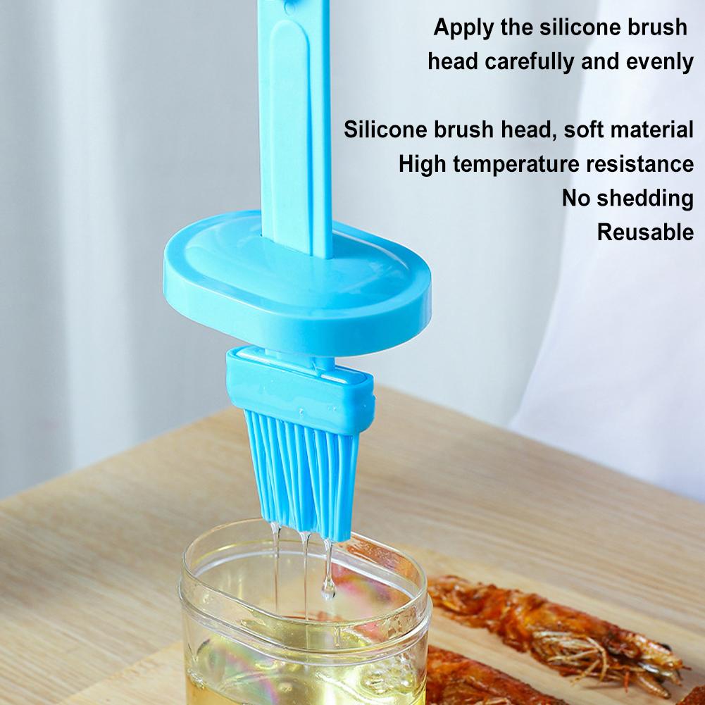 Bình Đựng Dầu Có Cọ Quét Bằng silicone Dùng Nướng Bbq / Nướng Bánh c4b6