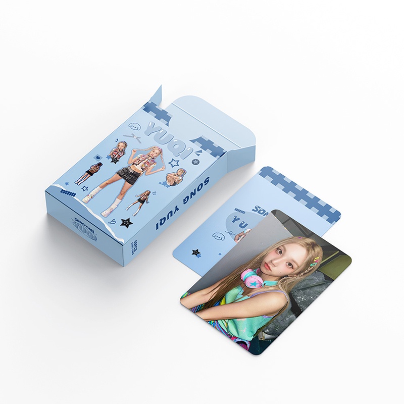 I-DLE YUQI Card Set 55 Tấm Thẻ Ảnh Kpop Lomo Card Hình Nhóm Nhạc