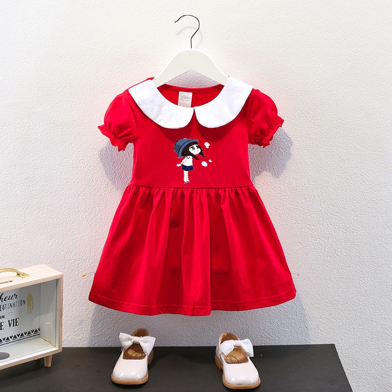 Trẻ em cô gái váy công chúa váy trẻ em cotton sequins váy trẻ em cô gái thời trang quần áo trẻ em mặc