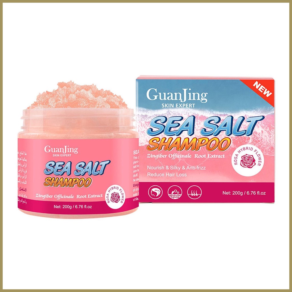 Dầu gội tẩy tế bào chết muối biển dầu gội tẩy tế bào chết muối biển làm sạch bằng dầu gội muối biển phù hợp để điều trị chống paca3vn