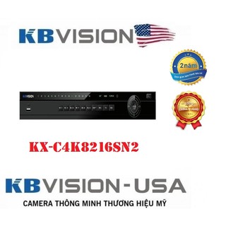 Đầu ghi hình camera ip độ phân giải lên đến 8 mp 16 kênh kbvision kx-c4k8216sn3 -cam kết hàng chính hãng bh 2 năm