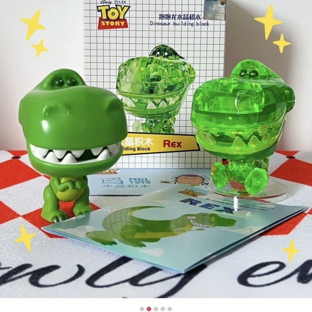 Đồ Chơi Khối Lắp Ráp Mô Hình Nhân Vật Disney Gấu Buzz Lightyear Ba Mắt Trong Phim Toy Story