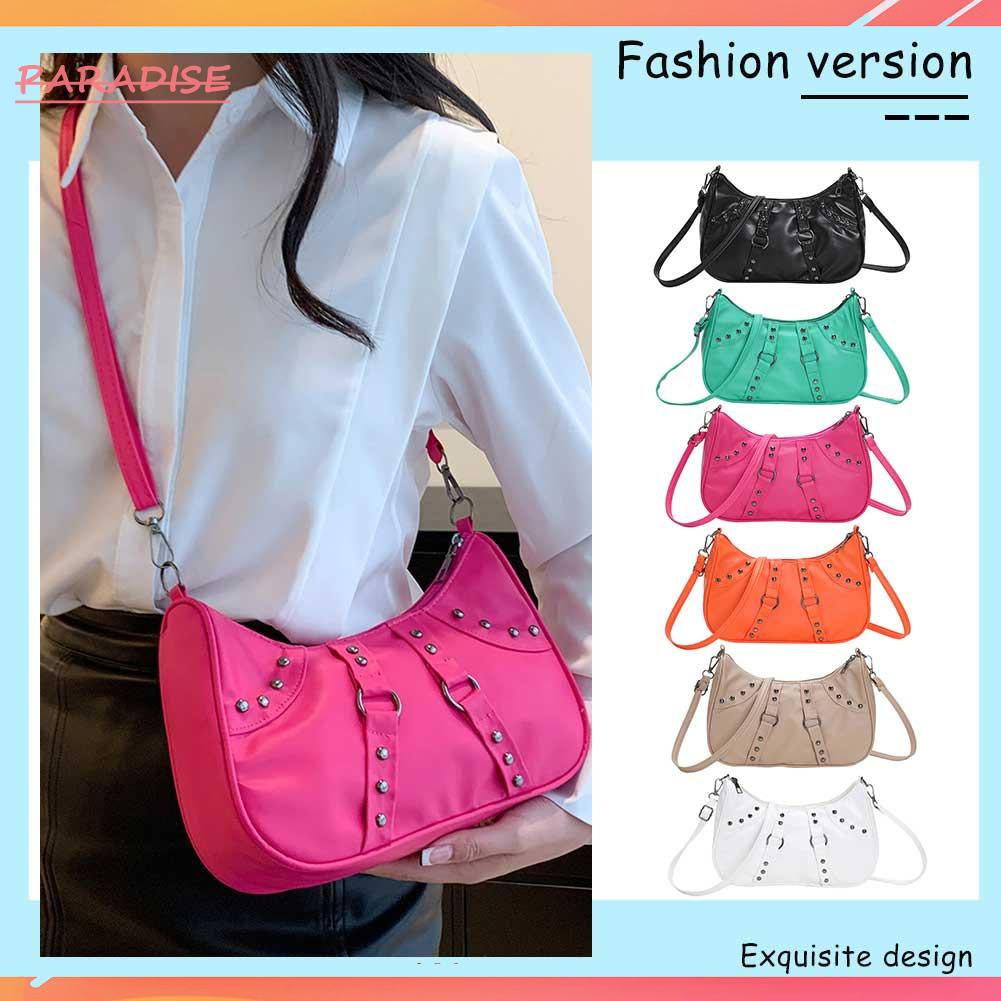 Thời trang nữ clutch túi đeo chéo đinh tán mát mẻ cá tính hợp thời trang làm quà tặng